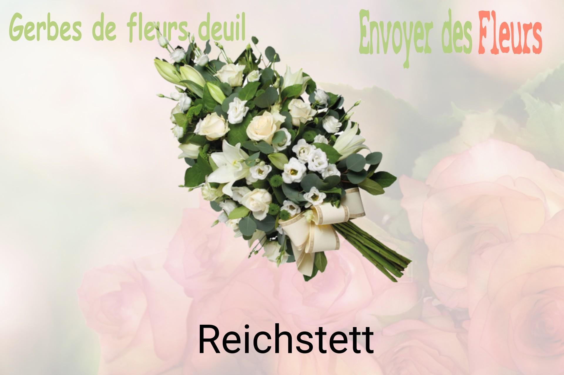Gerbe de fleurs de deuil livrée à Reichstett